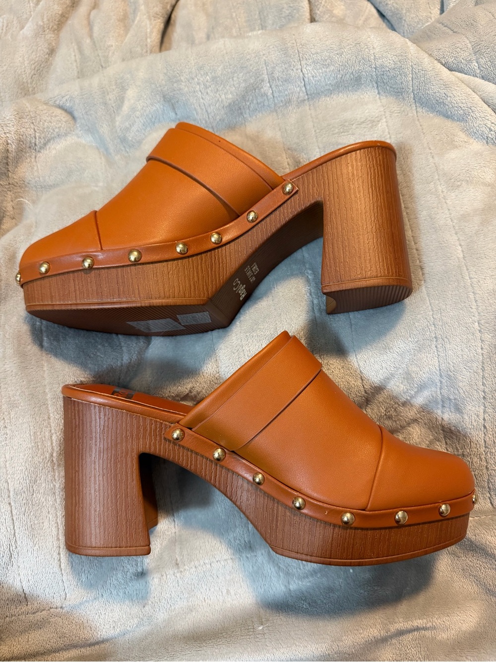 Rag & Co Vintage Inspired Platform Chunky Clog